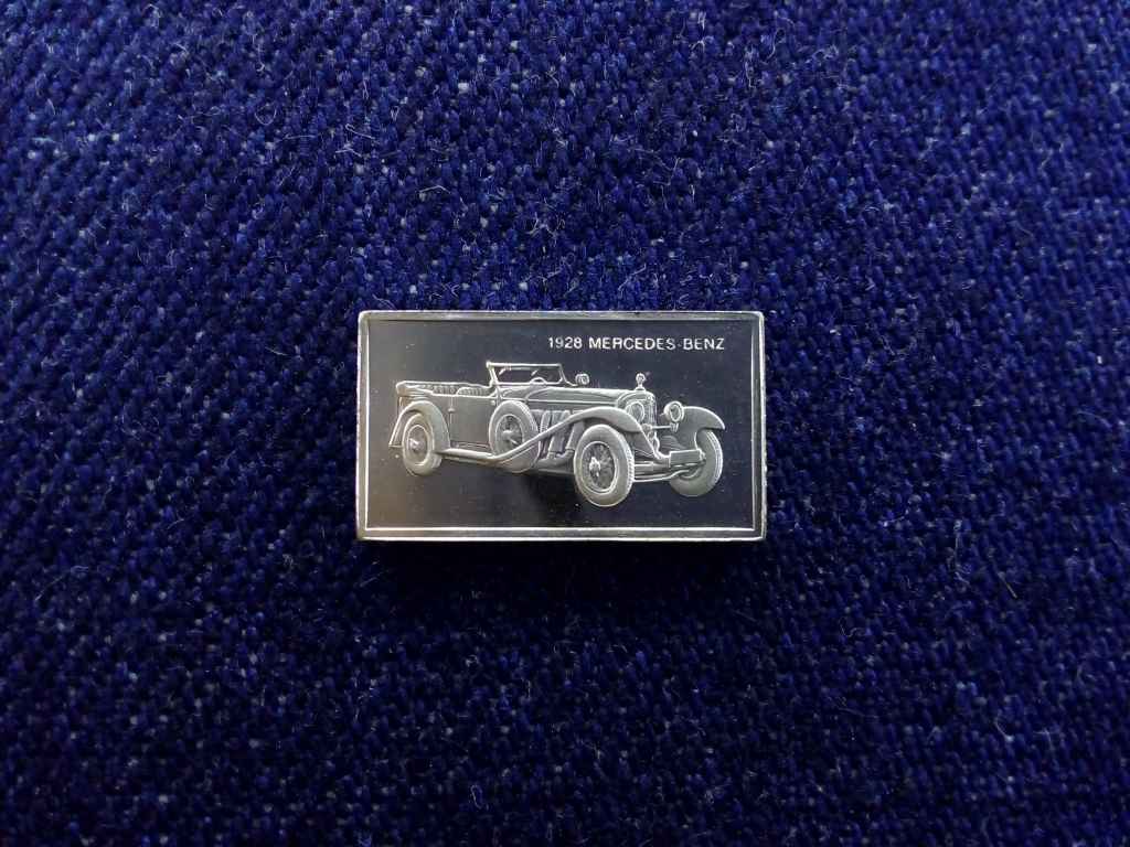 USA Franklin Autós Mini-Ingot Mercedes-Benz 1928 .925 ezüst