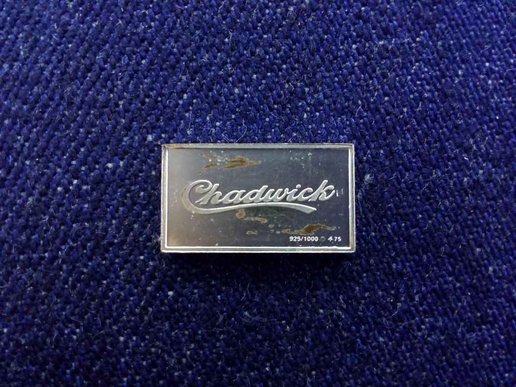 USA Franklin Autós Mini-Ingot Chadwick 1910 .925 ezüst