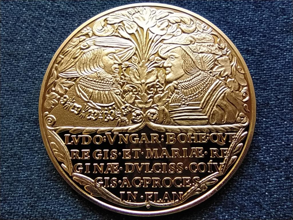 Magyar aranyóriások Emlékérem a mohácsi csatavesztés 20. évf., 1546, utánveret réz-nikkel