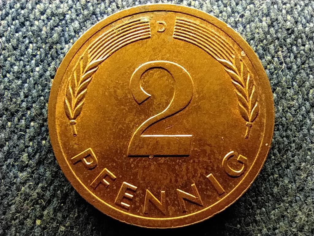 Németország NSZK (1949-1990) 2 Pfennig