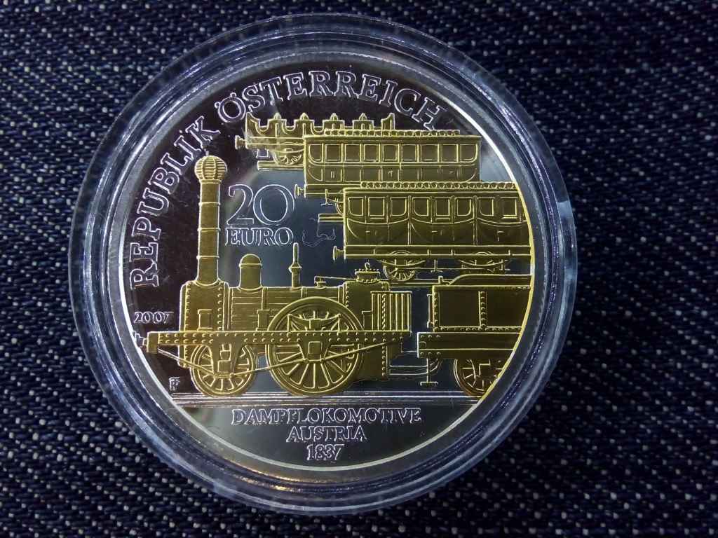 Ausztria Ferdinánd császár északi vasút .900 ezüst 20 Euro