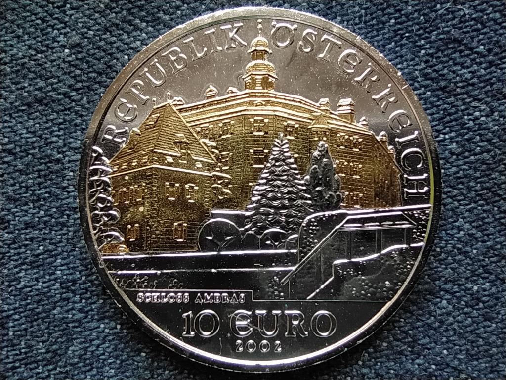 Ausztria Ambras kastély .925 ezüst 10 Euro