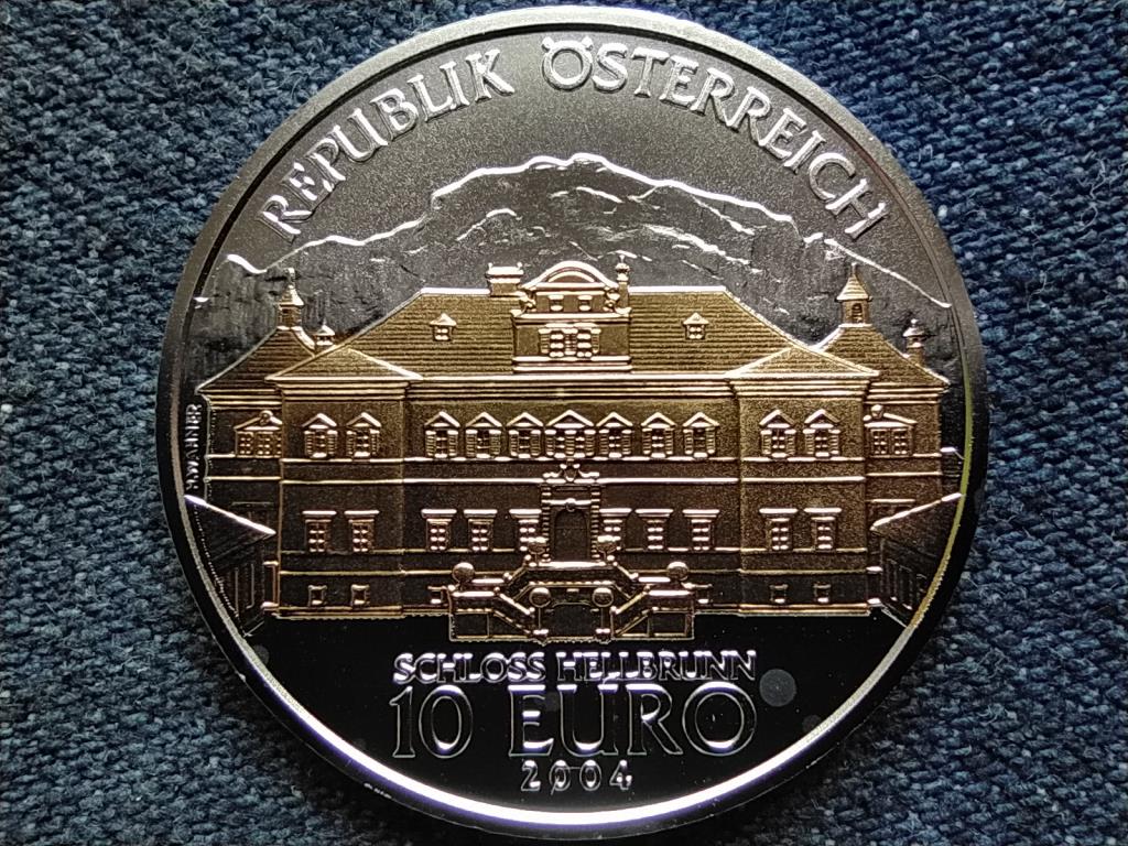 Ausztria Hellbrunn kastély .925 ezüst 10 Euro
