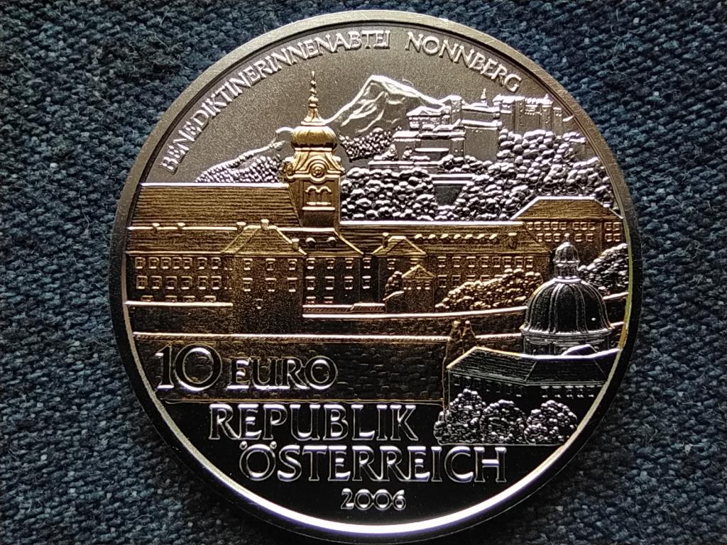 Ausztria Nonnbergi apátság .925 ezüst 10 Euro