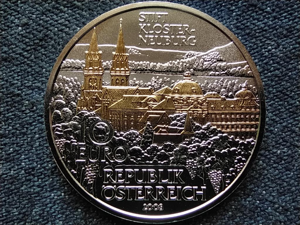 Ausztria Klosterneuburgi apátság .925 ezüst 10 Euro