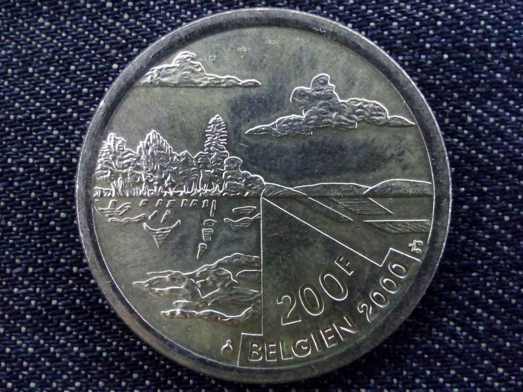 Belgium .925 ezüst 200 Frank
