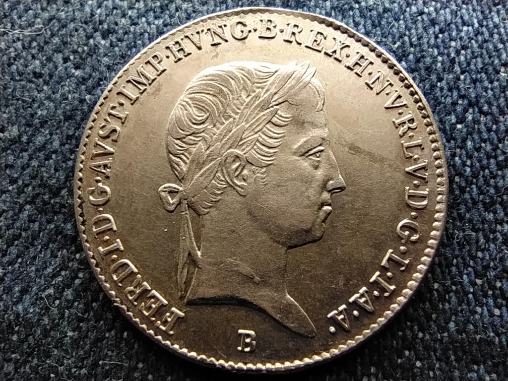 V. Ferdinánd (1835-1848) .500 ezüst 10 Krajcár
