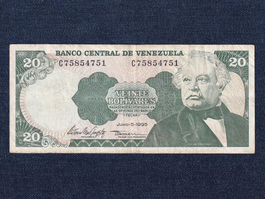 Venezuela 20 bolívar bankjegy