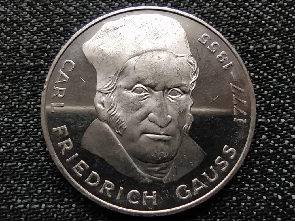 Németország 200 éve született Carl Friedrich Gauss .625 ezüst 5 Márka