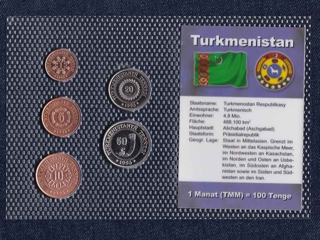 Türkmenisztán forgalmi sorok és több darabos fémpénz tételek, lotok