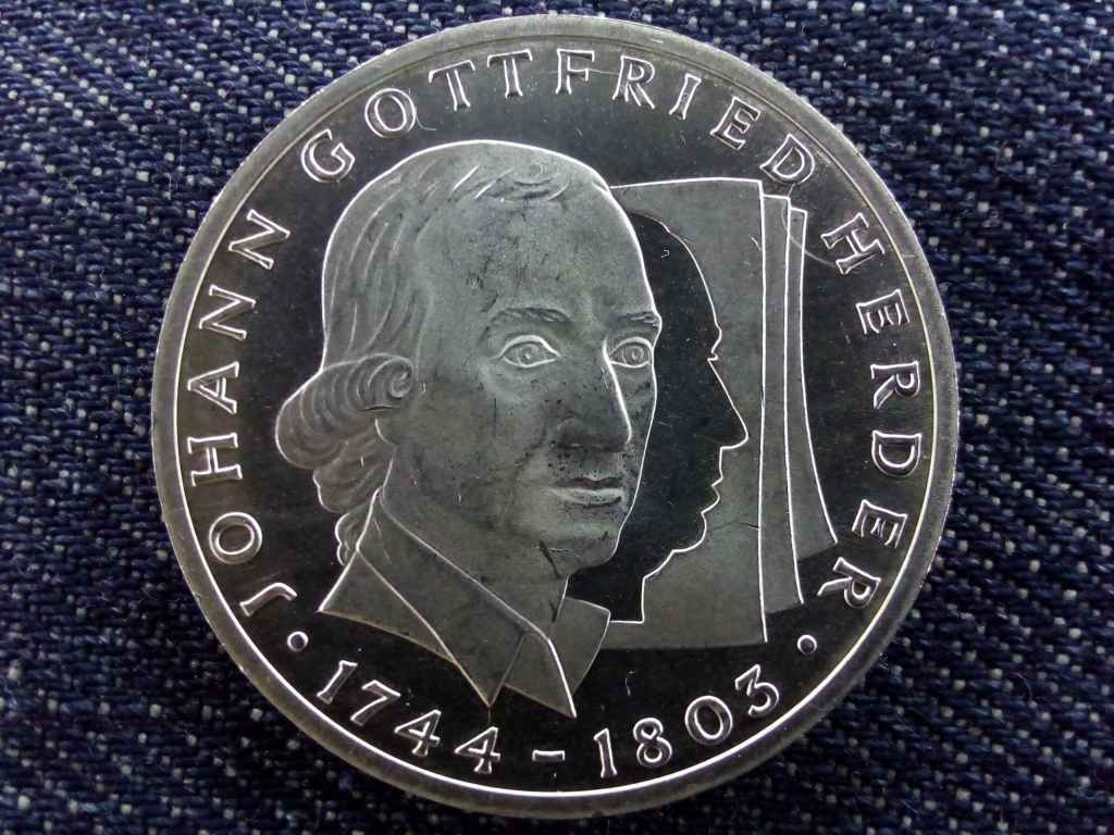 Németország 250 éve született Johann Gottfried Herder .625 ezüst 10 Márka