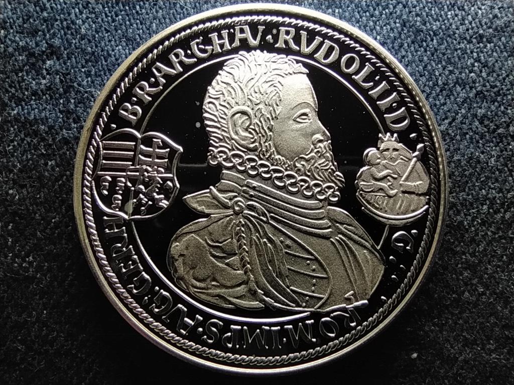 Magyar tallérok utánveretben II. Rudolf tallérja 1598 .999 ezüst