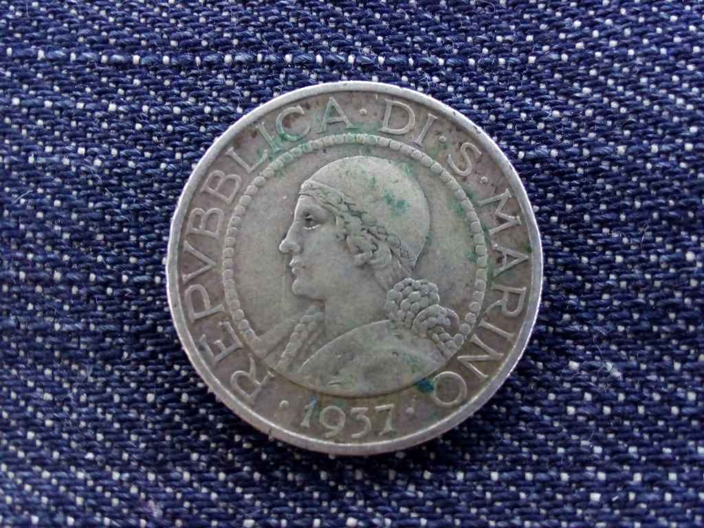 San Marino .835 ezüst 5 Líra