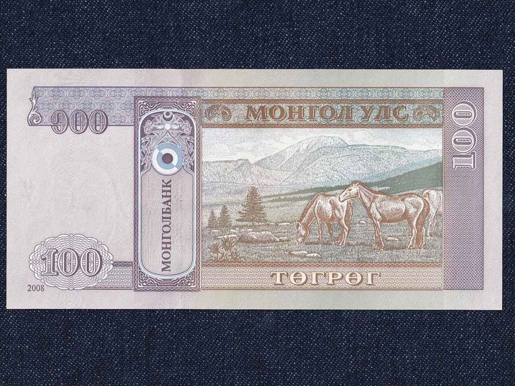 Mongólia 100 Tugrik bankjegy
