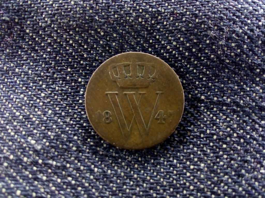 Hollandia II. Vilmos (1840-1849) 1/2 Cent