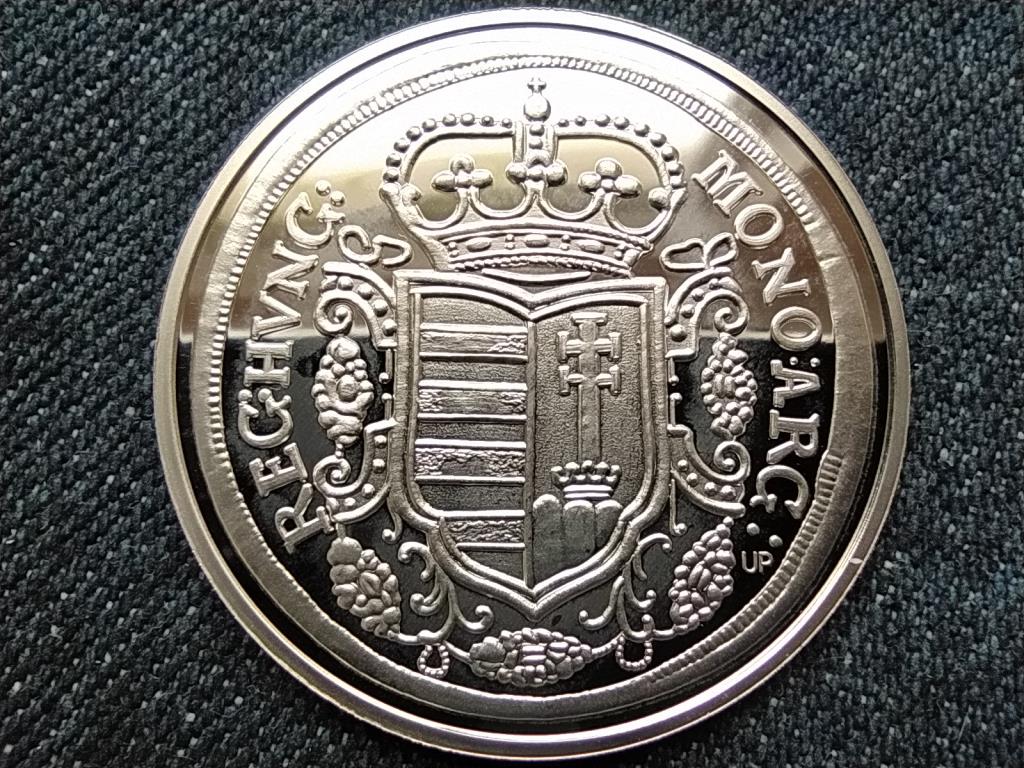 Történelmi féltallérok utánveretben II. Rákóczi Ferenc féltallérja 1705 .999 ezüst