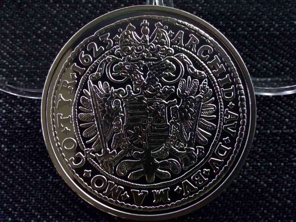 Történelmi féltallérok utánveretben II. Ferdinánd féltallérja 1623 .999 ezüst