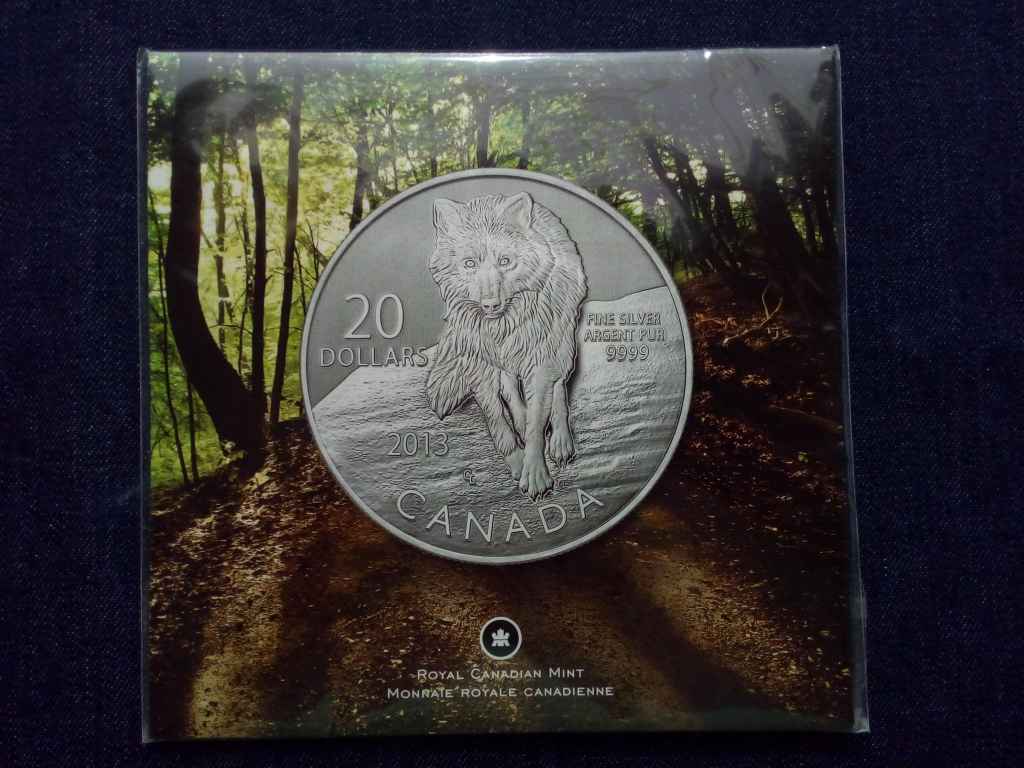 Kanada A farkas .999 ezüst 20 Dollár