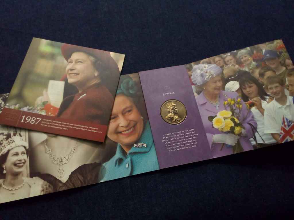Anglia II. Erzsébet királynő koronázásának 50. évfordulója réz-nikkel 5 Font