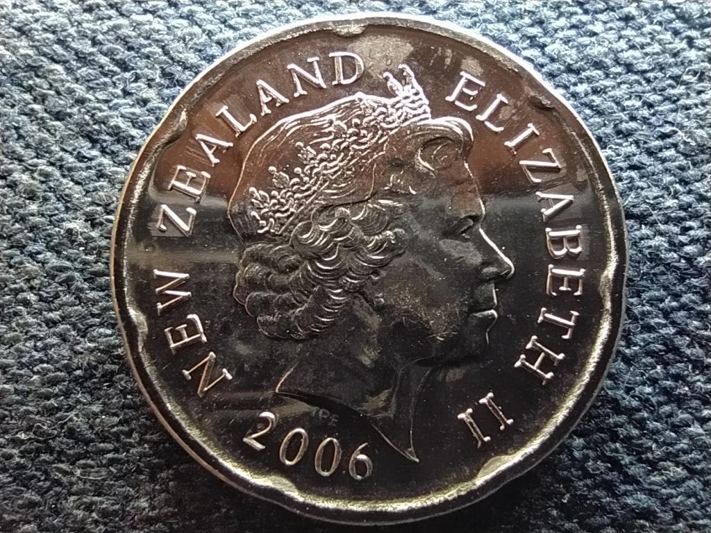 Új-Zéland II. Erzsébet Maori faragás 20 Cent