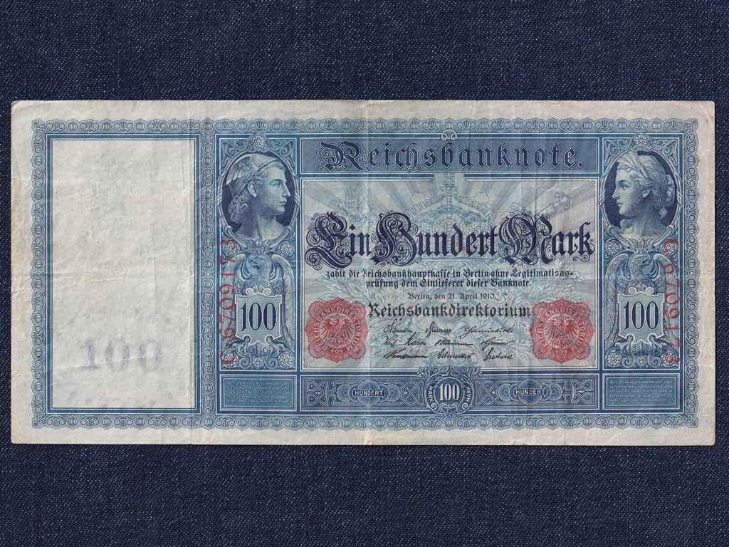 Németország Második Birodalom (1871-1918) 100 Márka bankjegy