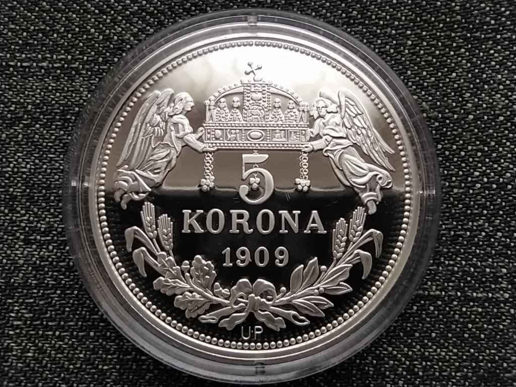Királyi Koronák Utánveretben I. Ferencz József 5 korona .999 ezüst