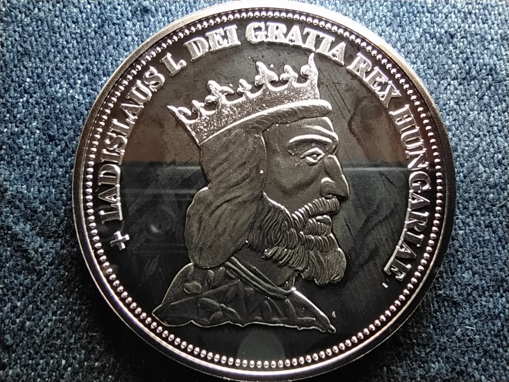 Királyi Koronák Utánveretben I. László 5 korona .999 ezüst