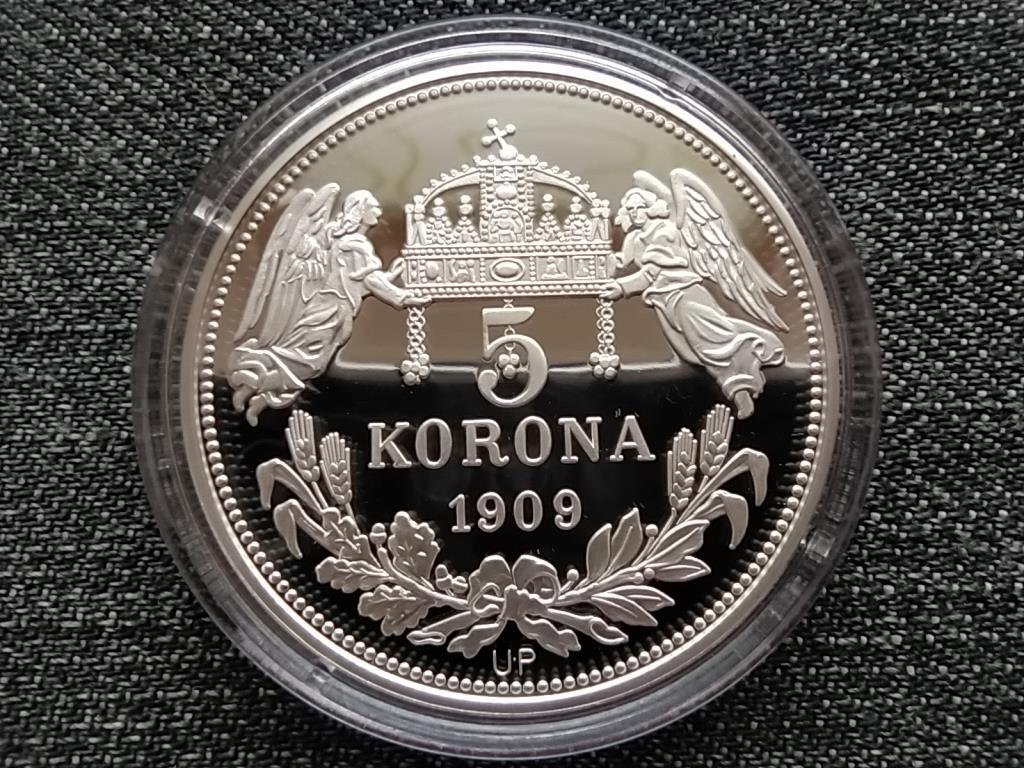Királyi Koronák Utánveretben I. András 5 korona .999 ezüst