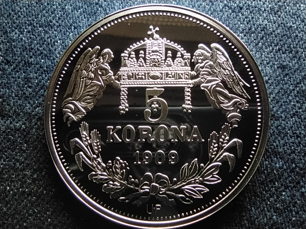 Királyi Koronák Utánveretben III. Ferdinánd 5 korona .999 ezüst