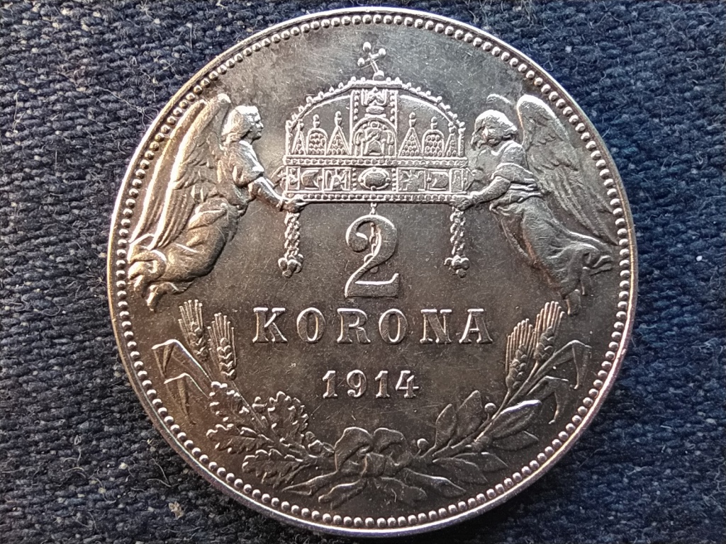 Ferenc József (1848-1916) .835 ezüst 2 Korona