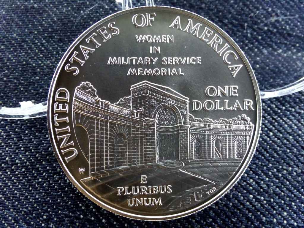 USA Nők katonai szolgálatban .900 ezüst 1 Dollár