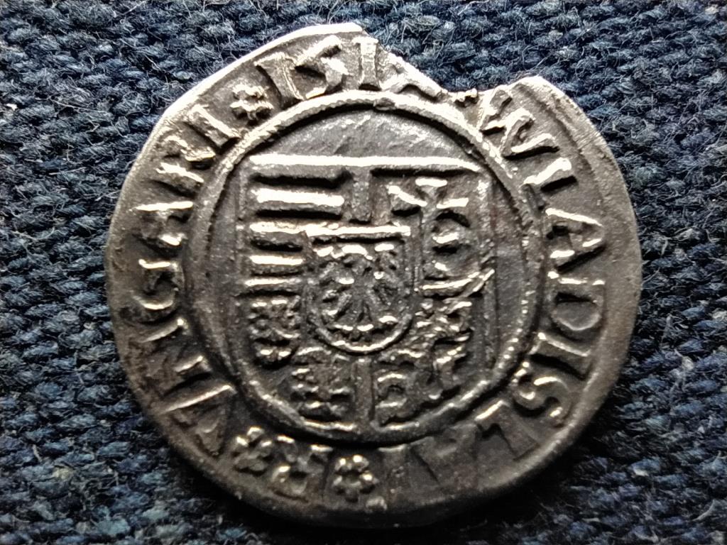 II. Ulászló (1490-1516) ezüst Dénár ÉH646