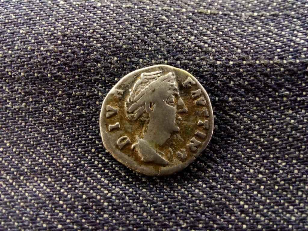 Római Birodalom Faustina I (140) ezüst Dénár 147-161
