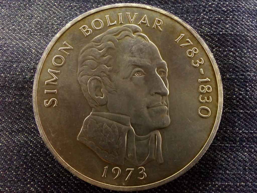 Panama Simon Bolivar .925 ezüst 20 Balboa