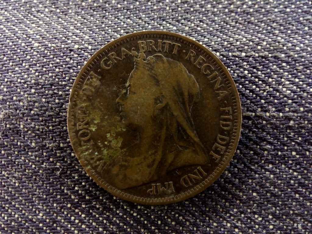 Anglia Viktória bronz 1/2 Penny