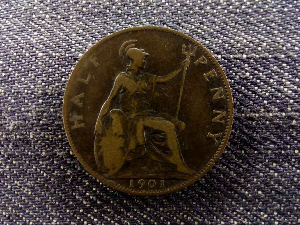 Anglia Viktória bronz 1/2 Penny