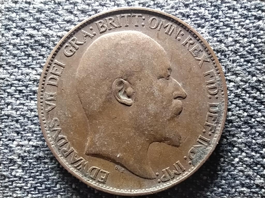 Anglia VII. Eduárd bronz 1/2 Penny