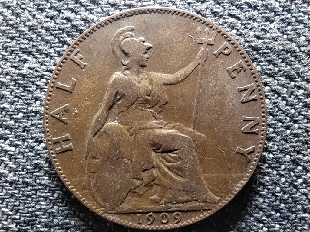 Anglia VII. Eduárd bronz 1/2 Penny