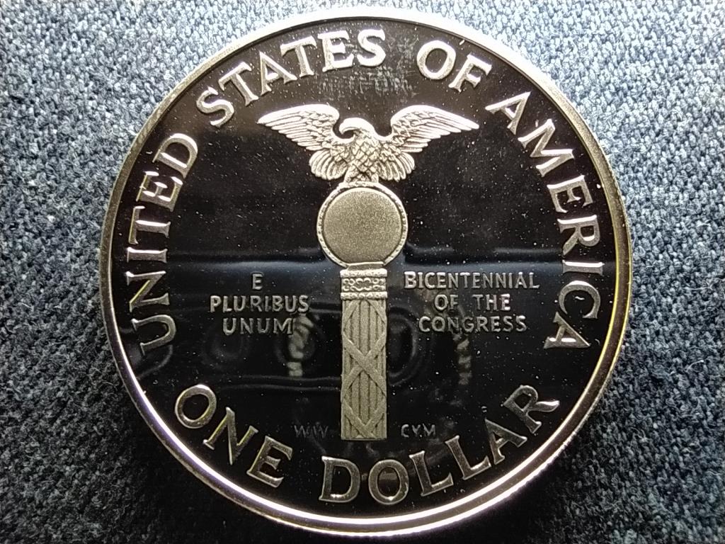 USA A kongresszus bicentenáriuma .900 ezüst 1 Dollár