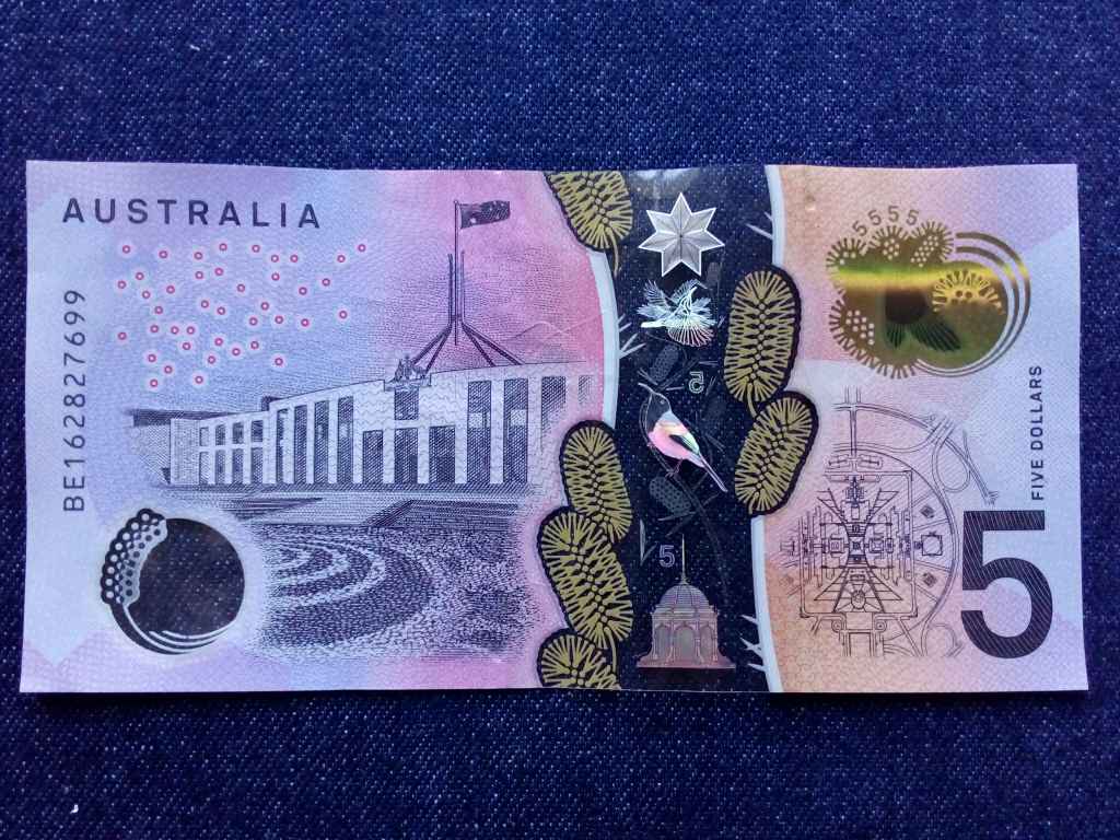 Ausztrália II. Erzsébet (1952-2022) 5 Dollár bankjegy