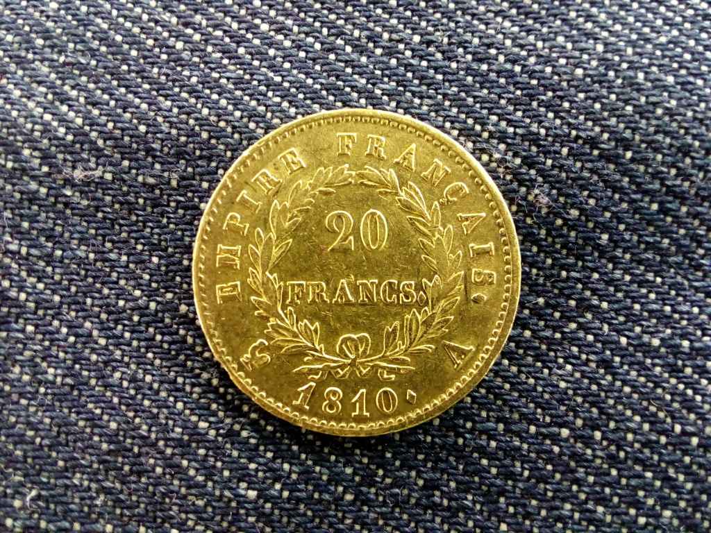 Franciaország I. Napóleon (1804-1815) .900 arany 20 frank 6.45161g