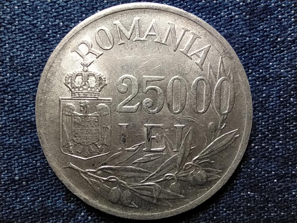 Románia I. Mihály (1940-1947) .700 ezüst 25000 Lej