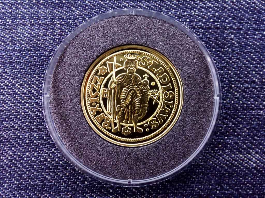 Magyar aranypénzek utánveretben II. Lajos aranyforint .999 ezüst