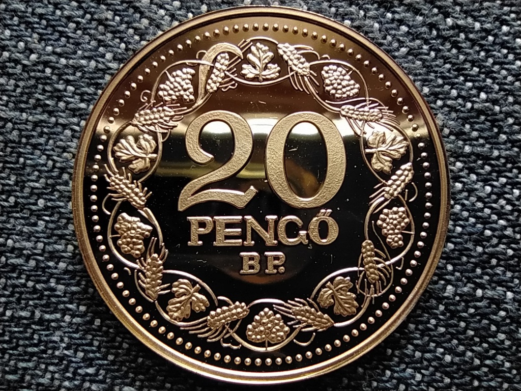 Magyar aranypénzek utánveretben Arany 20 pengő 1928 .999 ezüst aranyozva