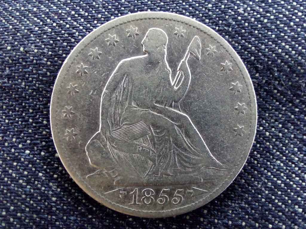 USA Ülő Liberty fél Dollár .900 ezüst 0.5 Dollár