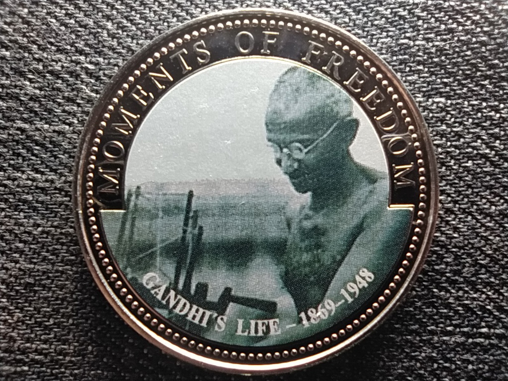 Libéria A szabadság pillanatai Gandhi élete 1869-1948 10 Dollár