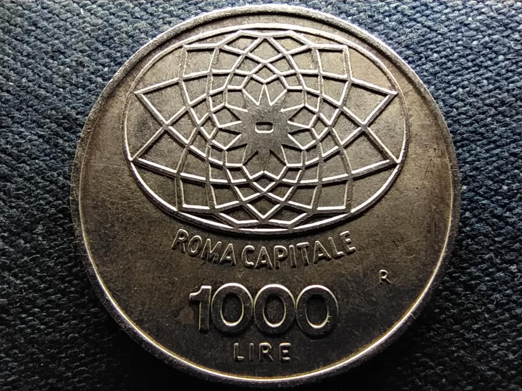 Olaszország Róma 100 éve Olaszország fővárosa .835 ezüst 1000 Líra