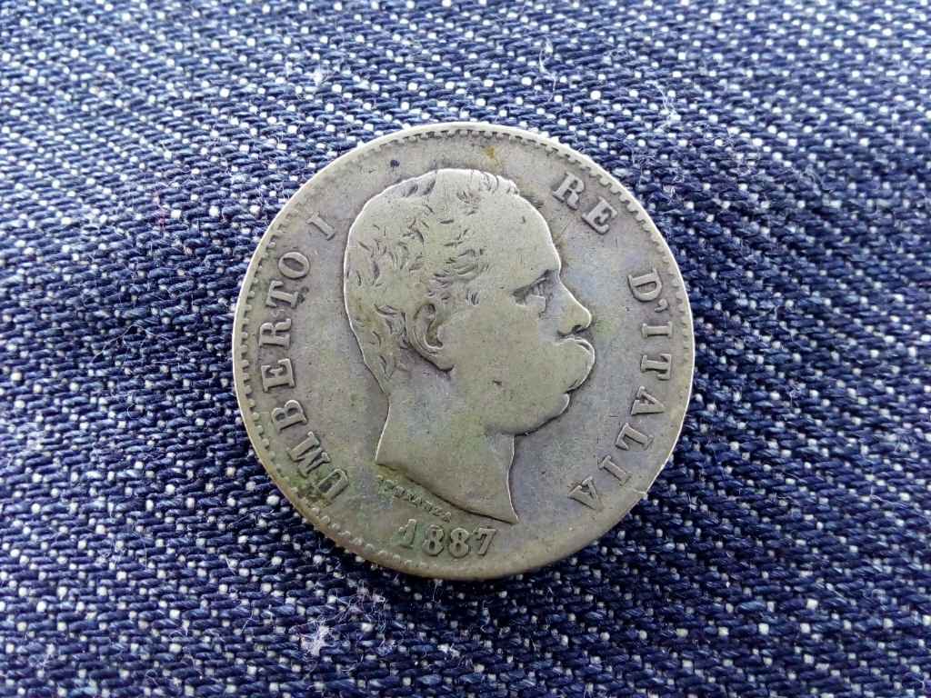 Olaszország I. Umbertó (1878-1900) .835 ezüst 1 Líra