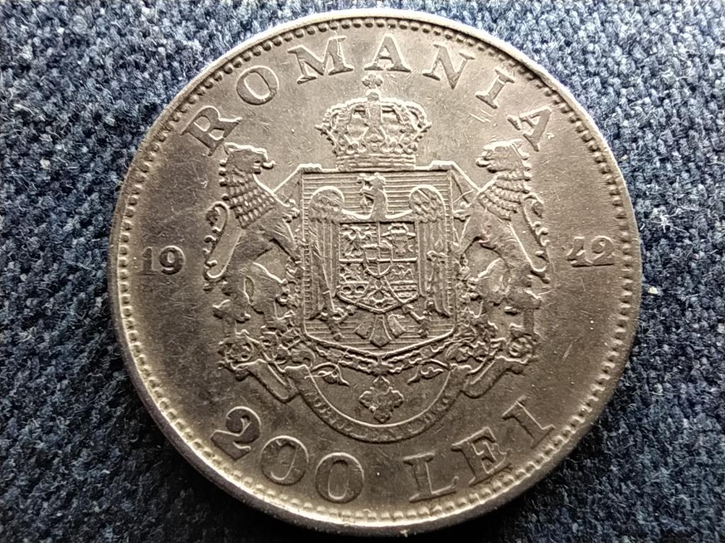 Románia I. Mihály .835 ezüst 200 Lej