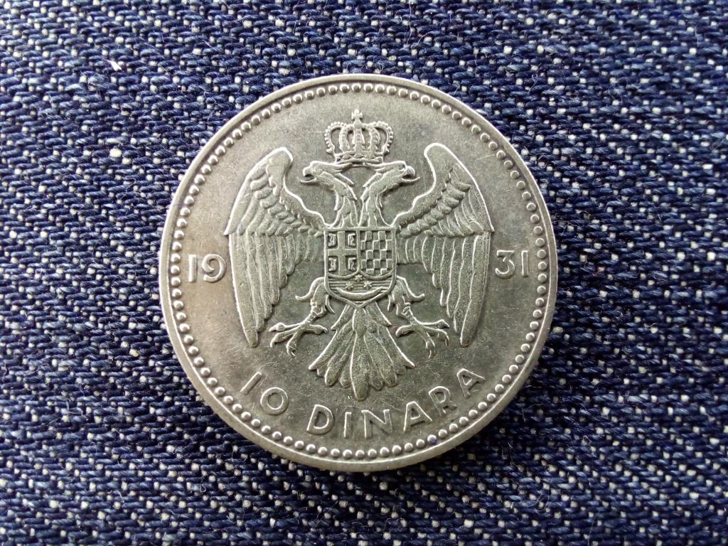 Jugoszlávia I. Sándor (1921-1934) .500 ezüst 10 Dínár